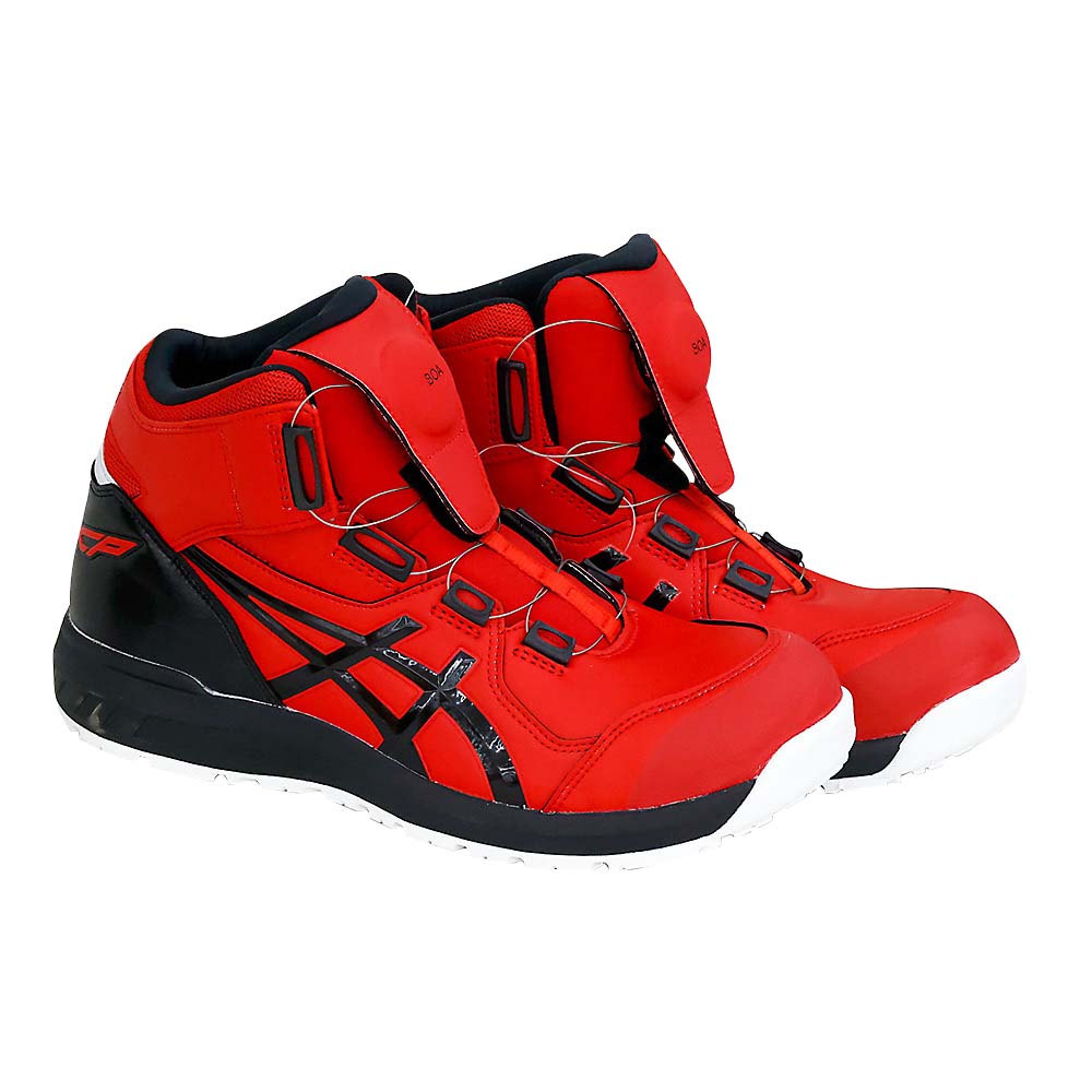 アシックスウィンジョブＣＰ３０４Ｂｏａ　クラシックＲＥＤ／ＢＫ２６．０