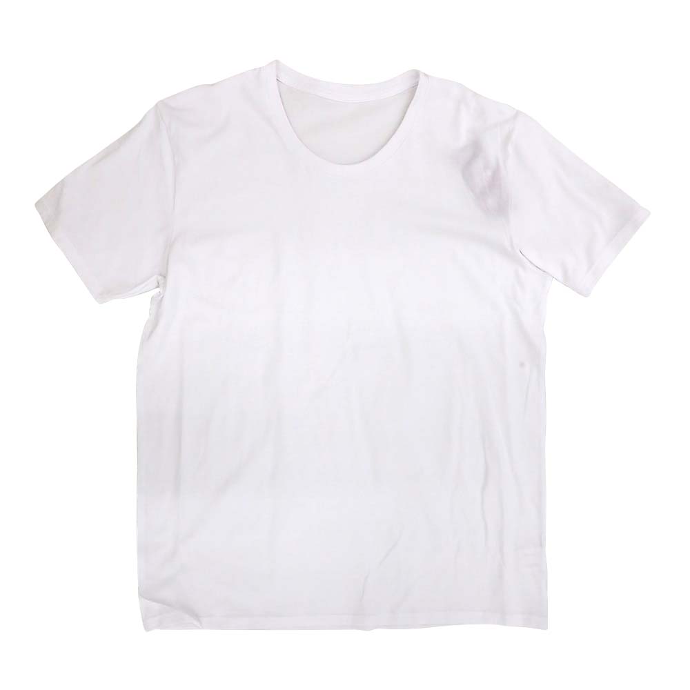 クルーネックTシャツ綿100%　19MJ-01 ホワイト LL