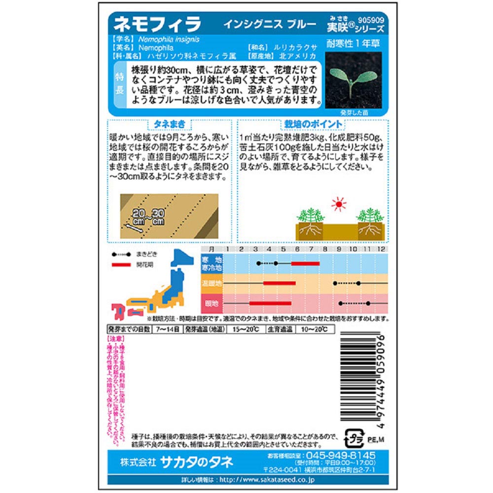 ネモフィラ_景観用大袋_ネモフィラ ブルー　春秋兼用
