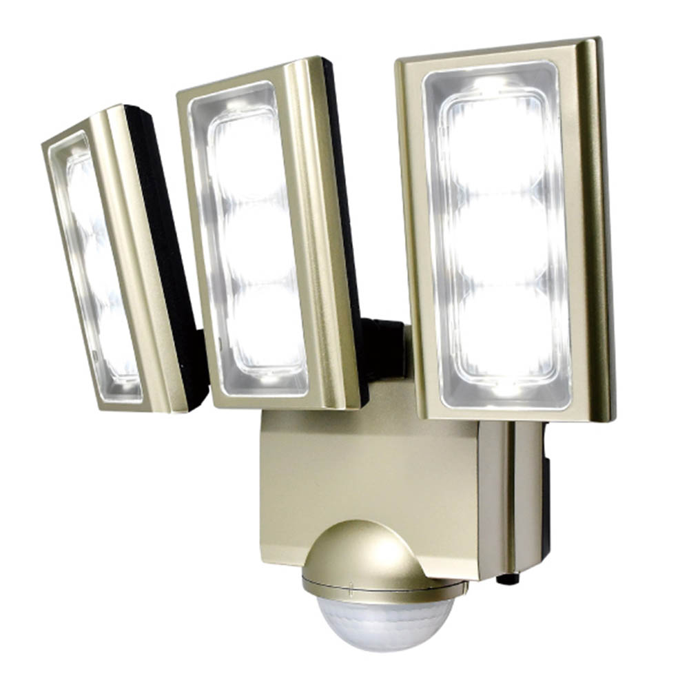 ELPA AC式LEDセンサーライト3灯　ESL-ST1203AC
