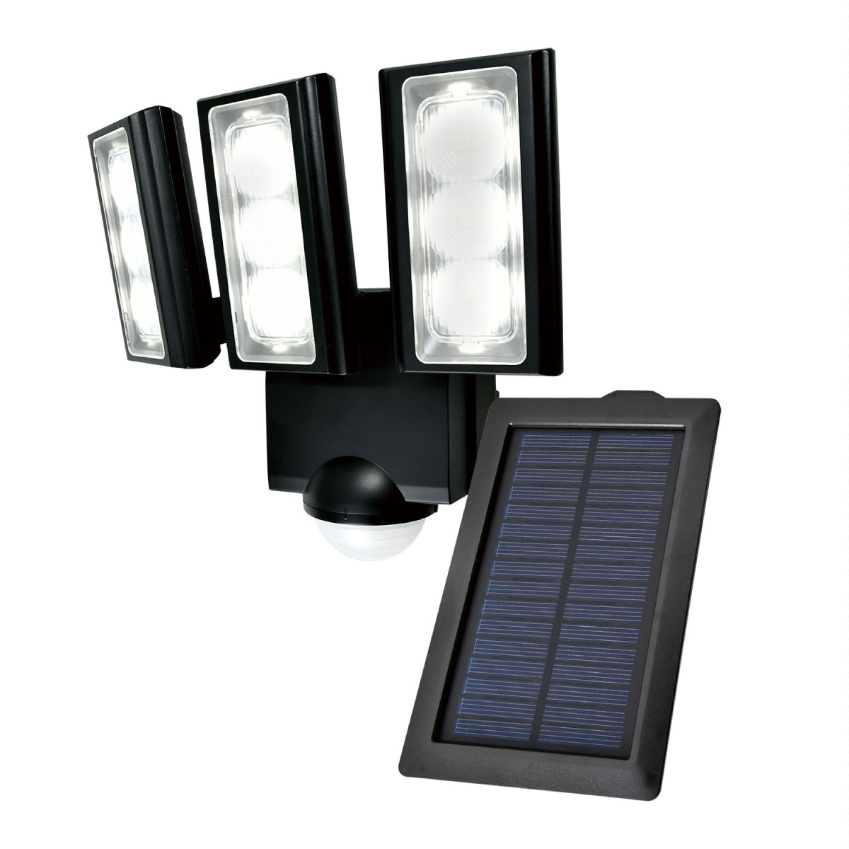 ELPA ソーラー式LEDセンサーライト3灯　ESL-313SL