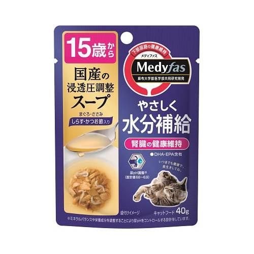 メディファス　スープパウチ　１５歳から　しらす・かつお節入り４０ｇ　４０ｇ