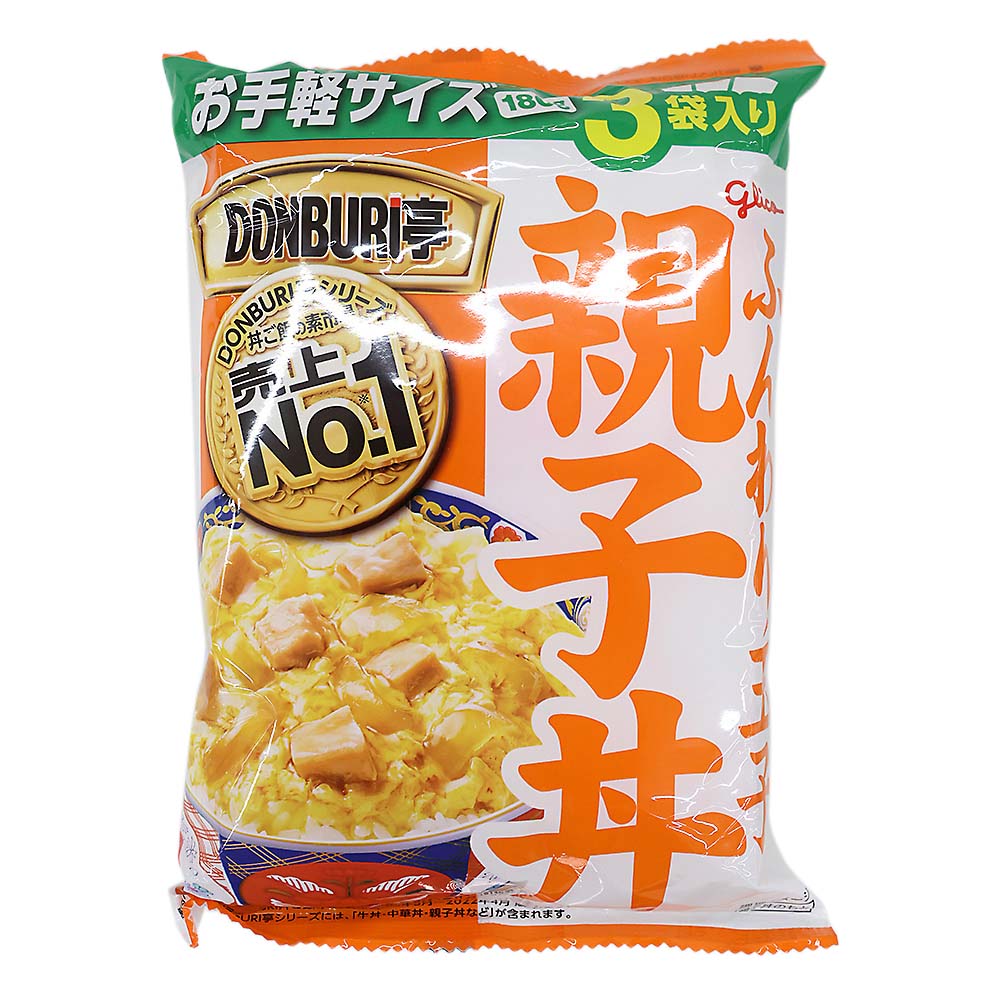 グリコ DONBURI亭 親子丼 3食パック　160gx3