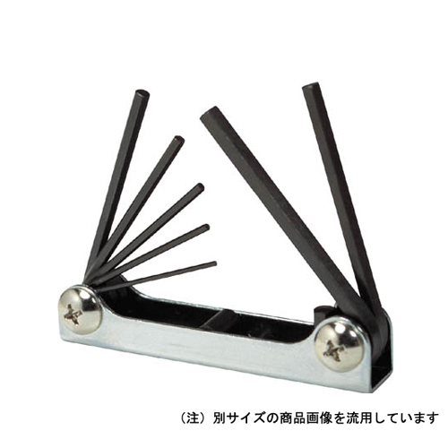 エイトスタンダード6角棒ナイフ型メタル柄 ミリ　009-2