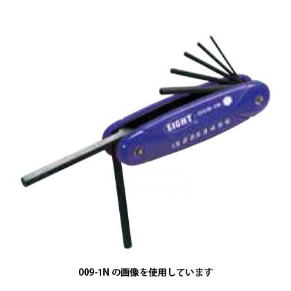 エイト ナイフ式6角棒レンチセット7本組ミリ　009-4N