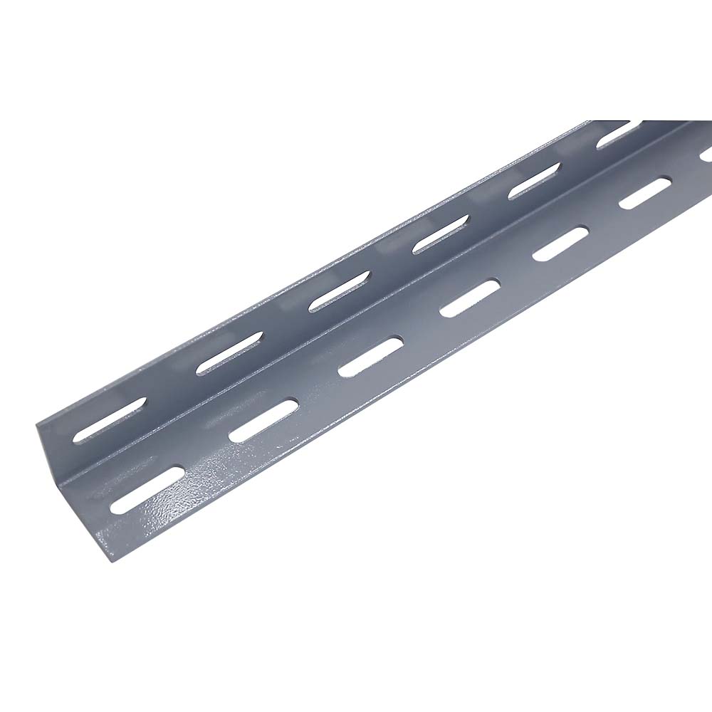 カラーアングル　４０型　グレー　９００ミリ　（縦穴）　４０ｘ４０ｘ９００ｍｍ　グレー
