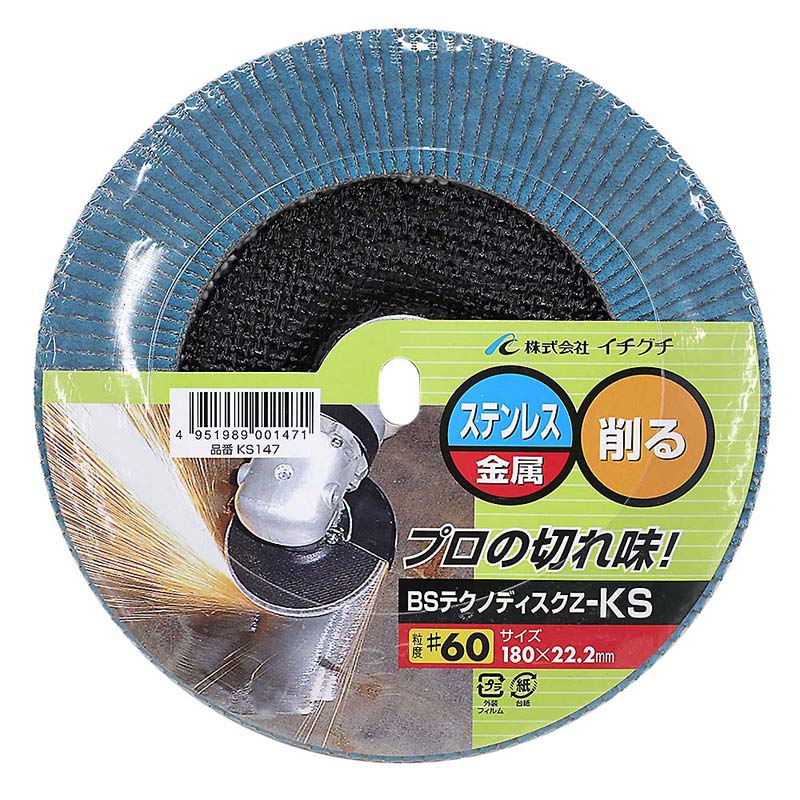 BSテクノディスク Z　180X22 #60