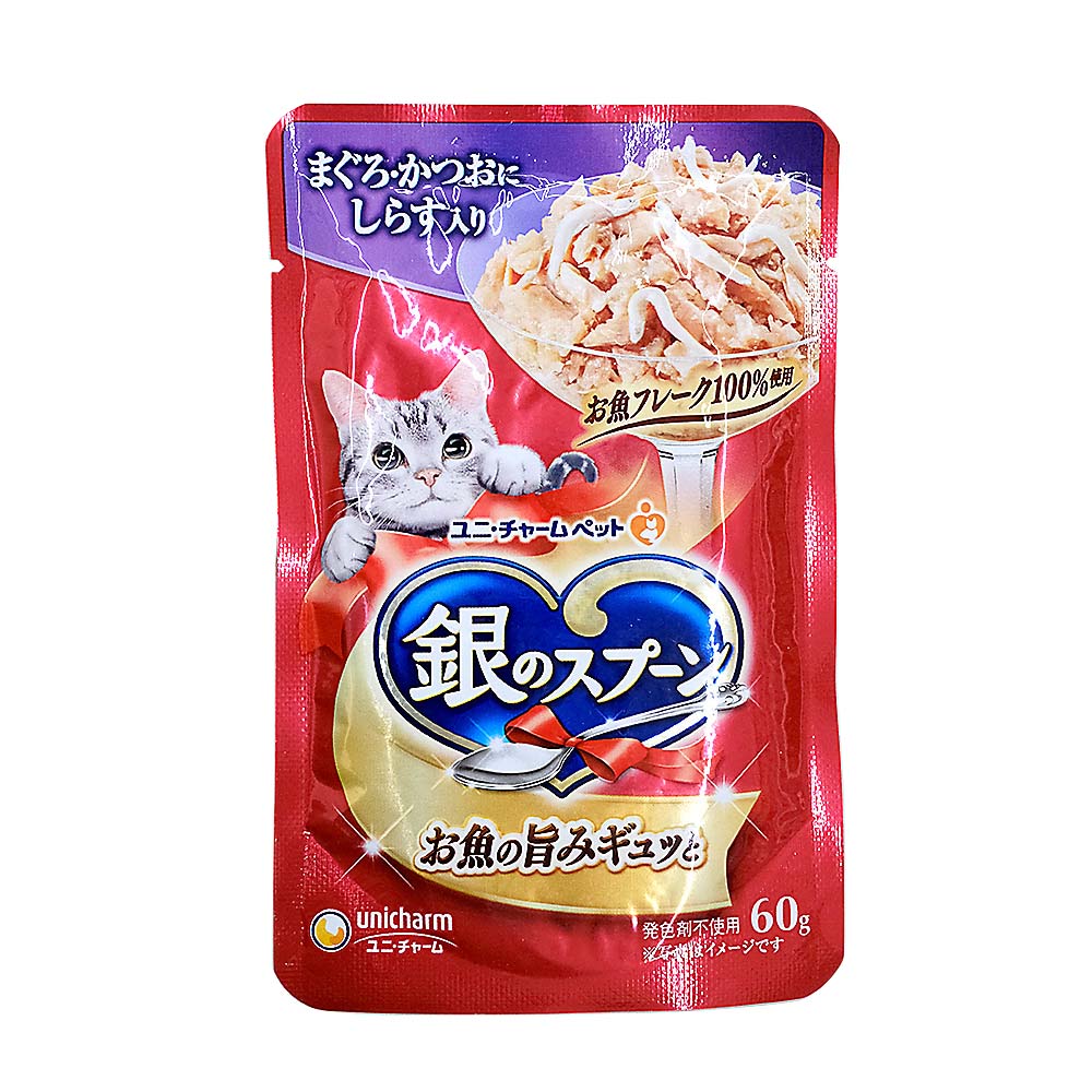 銀のスプーンパウチまぐろ・かつおにしらす　60g