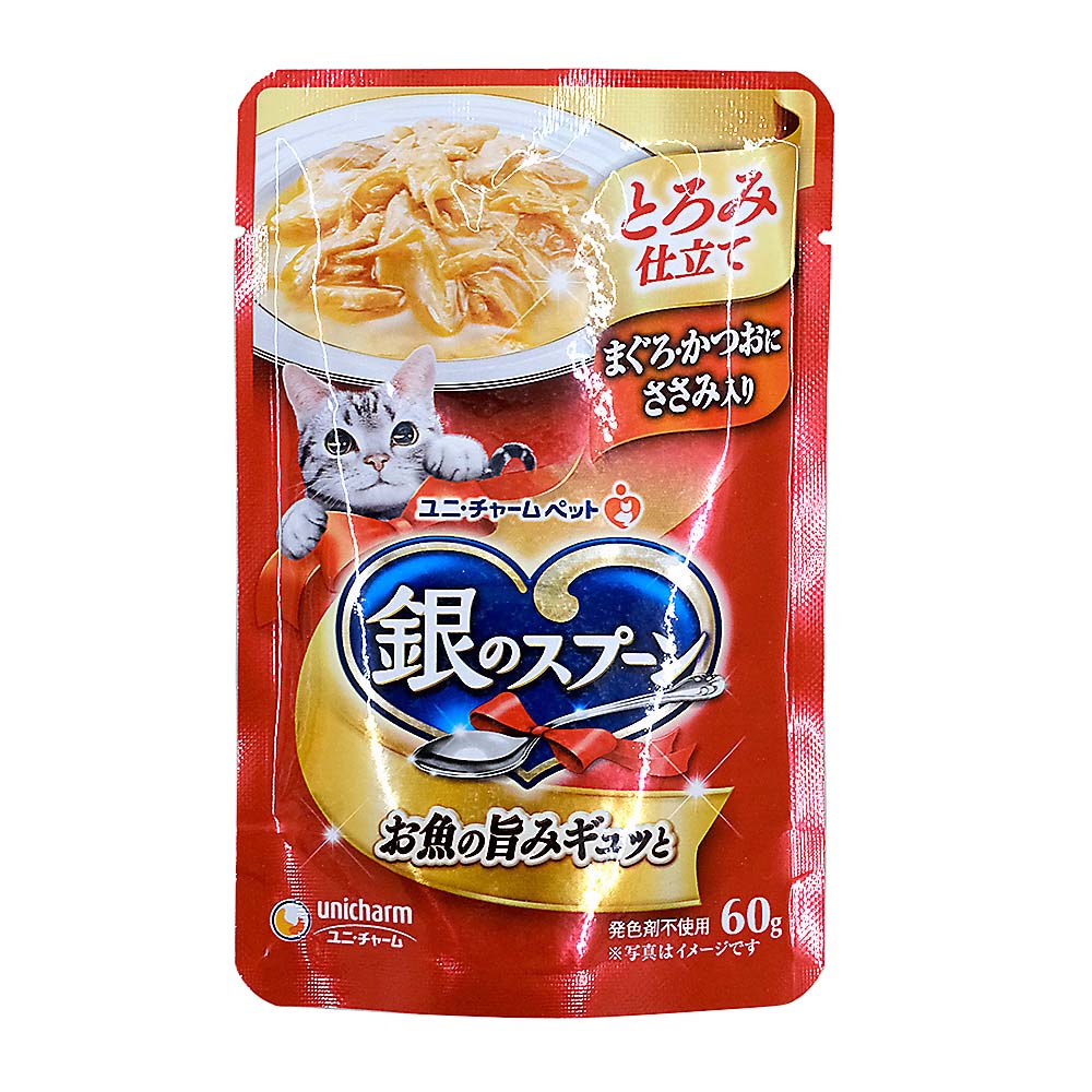 銀のスプーンパウチとろみまぐろ・ささみ　60g