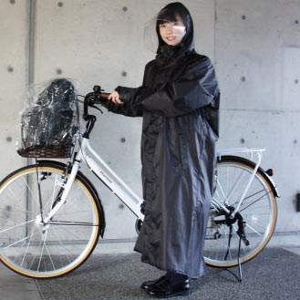 新リュック背負えるレインコート　フリーサイズ　ＢＫ　フリーサイズ　ＢＫ