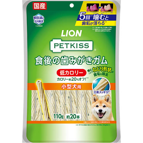 ＰＥＴＫＩＳＳ　食後の歯みがきガム　低カロリー　小型犬用　１１０Ｇ　１１０ｇ