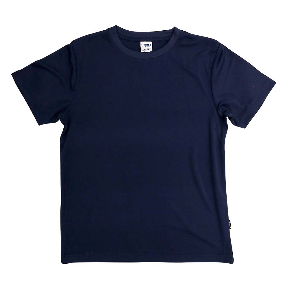 ポリジンドライTシャツ MS1154-8 ネイビー-M　ネイビー M
