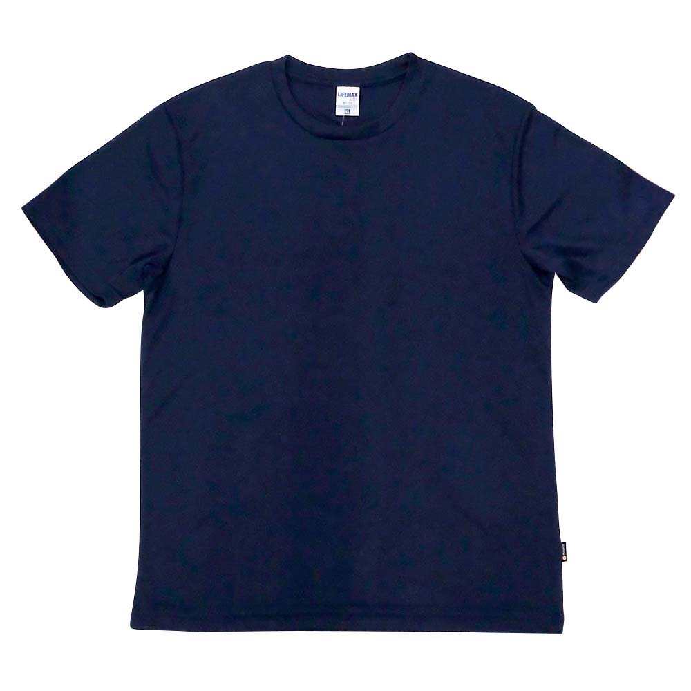 ポリジンドライTシャツ MS1154-8 ネイビー-L　ネイビー L