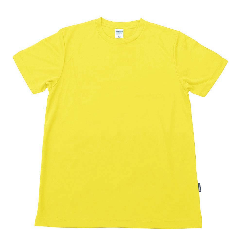 ポリジンドライTシャツ MS1154-10 イエロー-L　イエロー L