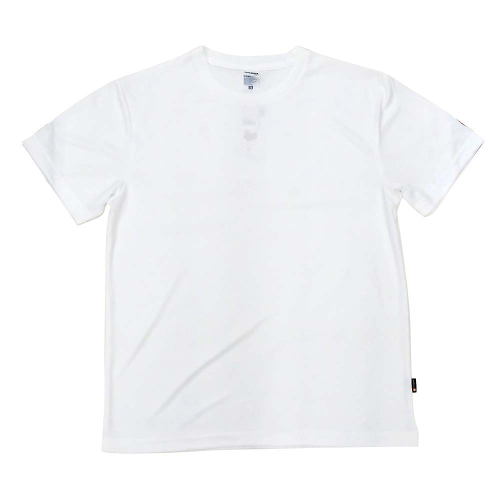 ポリジンドライTシャツ MS1154-15 ホワイト-XXXL(4L)　ホワイト 4L