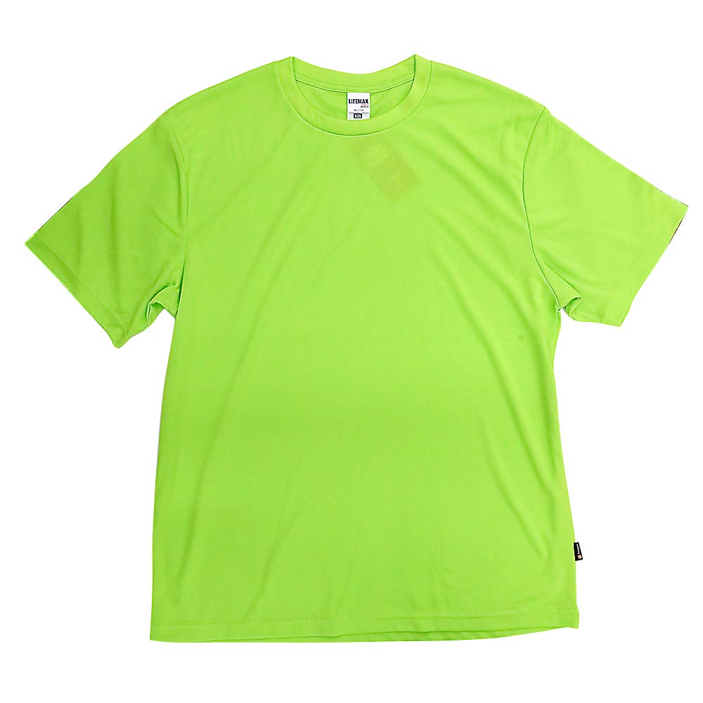 ポリジンドライTシャツ MS1154-21 ライトグリーン-L　ライトグリーン L