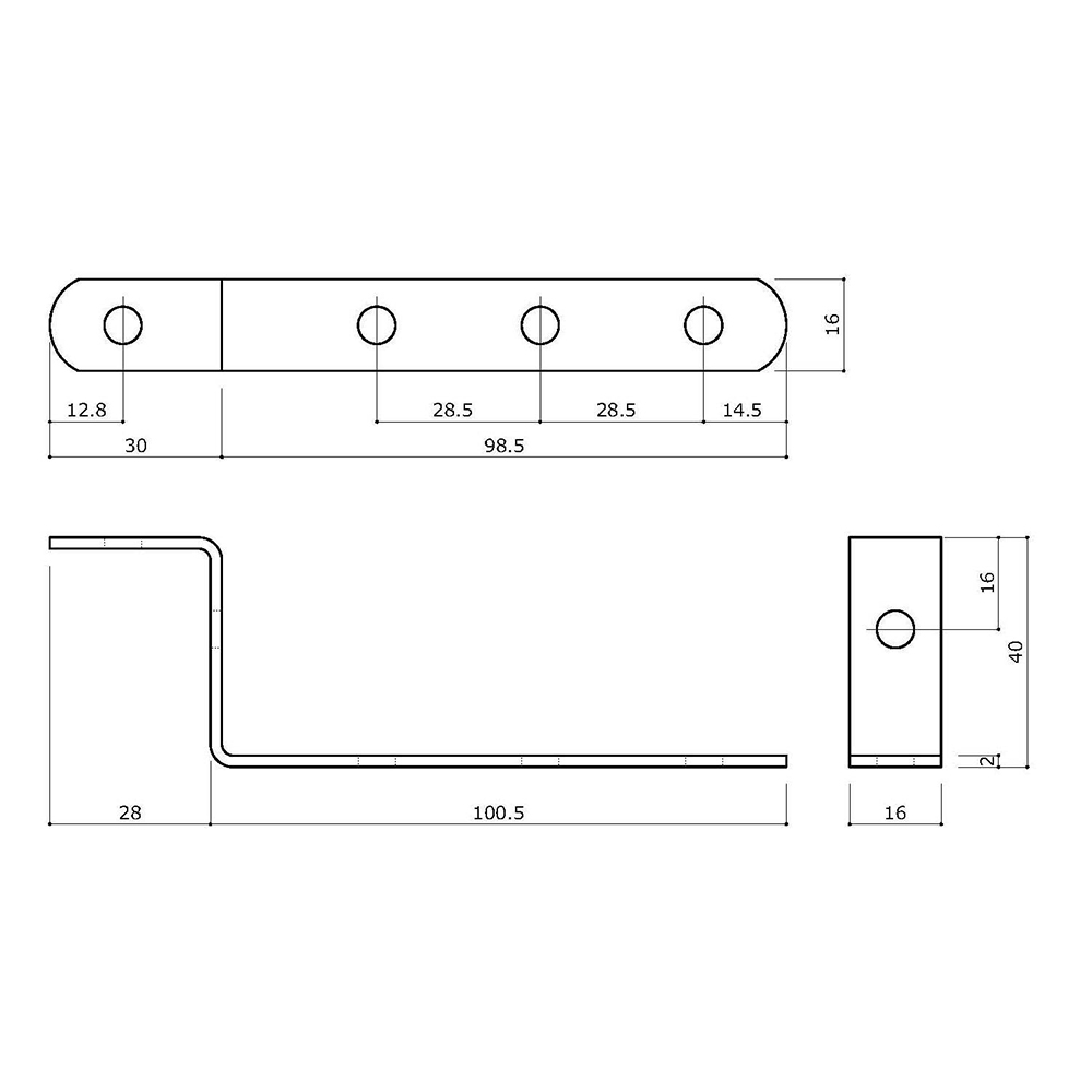 補助金具 黒　NO.63