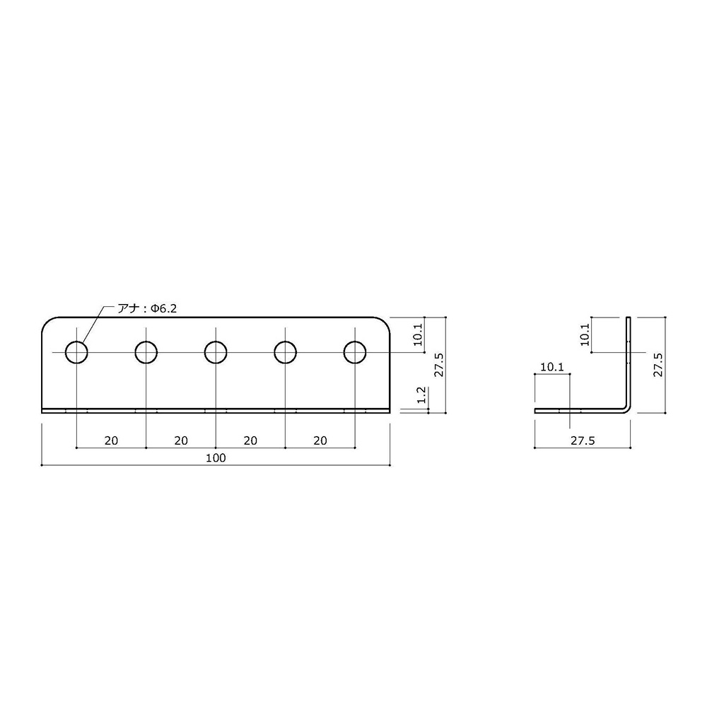 補助金具 クローム　NO.68