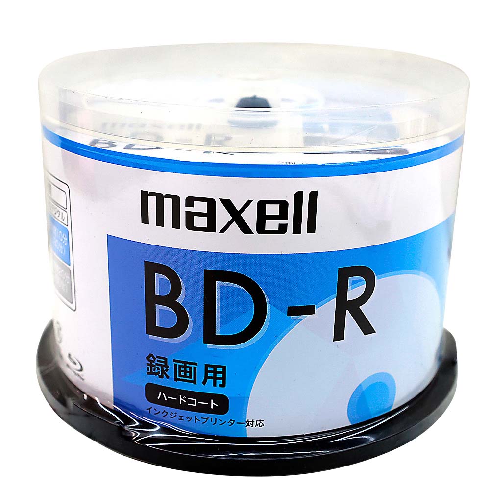 maxell録画用BD-R 4倍速 50枚　BRV25SIWP.50SP