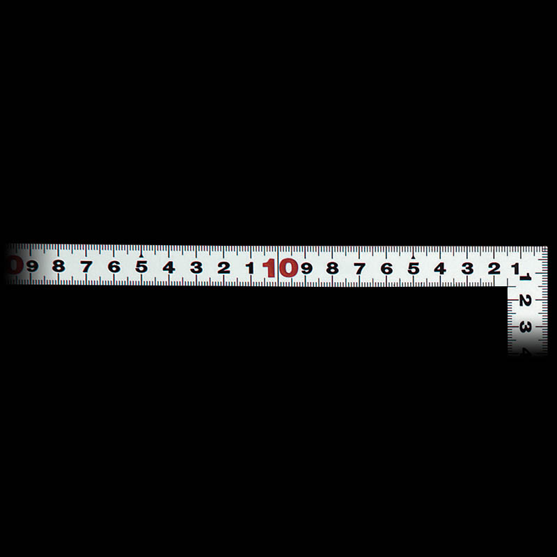 曲尺 平ぴた シルバー 50cm/1尺5寸 併用目盛