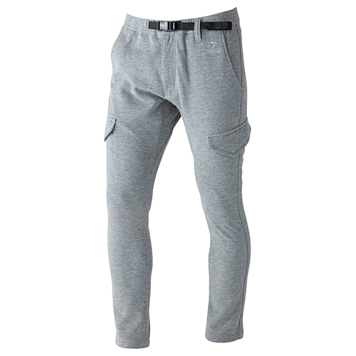 ８２３５　ダブルニットスキニーカーゴパンツ　Ｌグレー　Ｌ