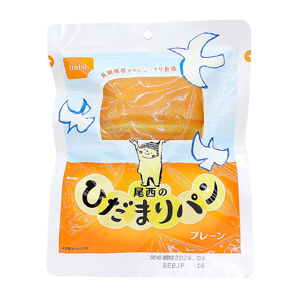 尾西食品 尾西のひだまりパン プレーン　70g