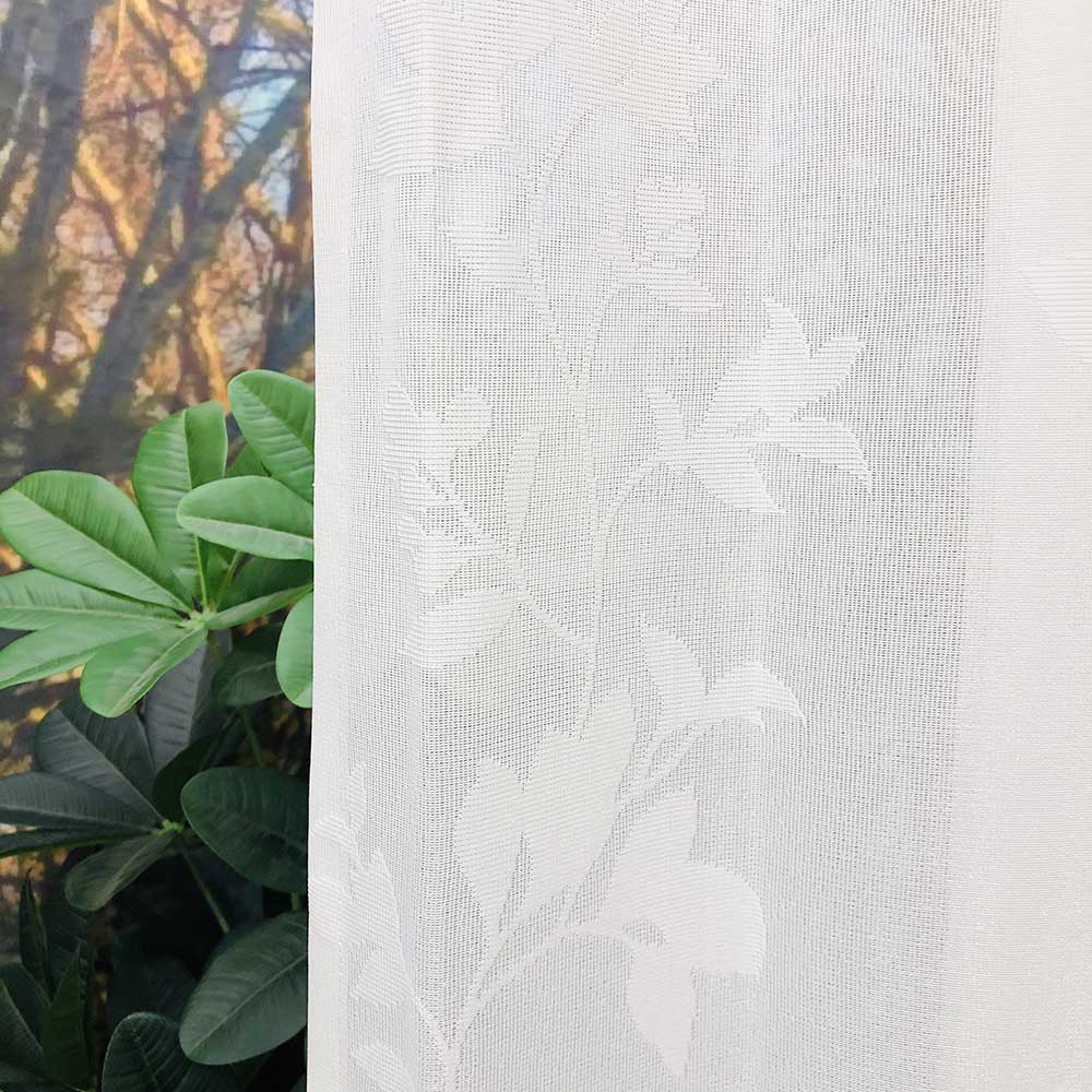オレンジSEK防炎レースカーテン】グレナIV 100x248cm 2