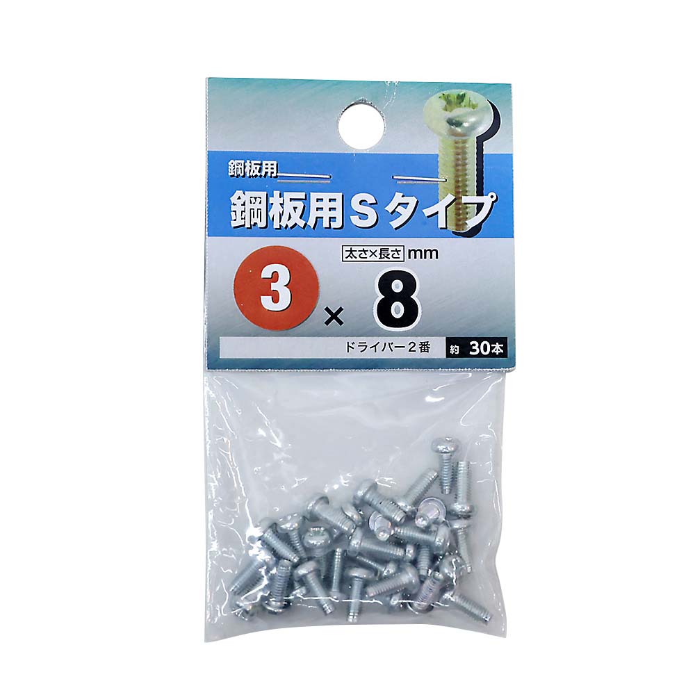 鋼板用タイト　Ｓ　クロメート　ＭＣ　３Ｘ８