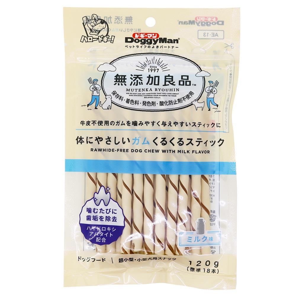 無添加良品やさしいガム スティック　120g