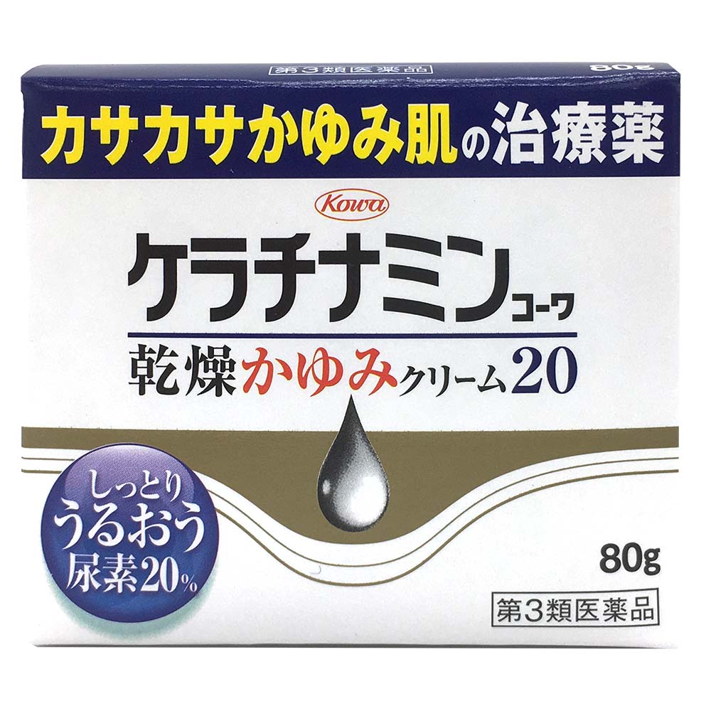 ケラチナミンコーワ乾燥かゆみクリーム 80g ジョイフル本田 店舗受取サービス