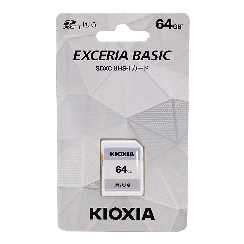 KIOXIA SDカード 64GB クラス10　(T)KCA-SD064GS