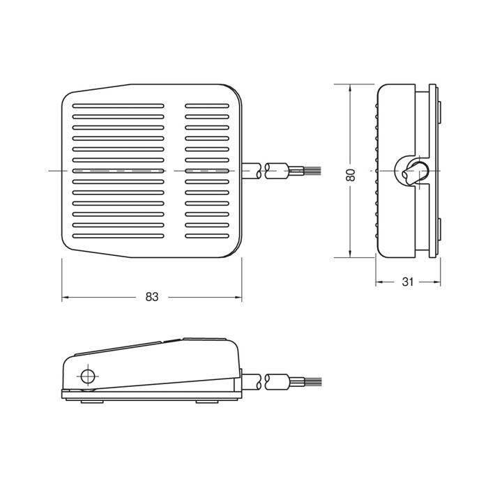 フットスイッチ標準型ミニ　ＪＦＫ１