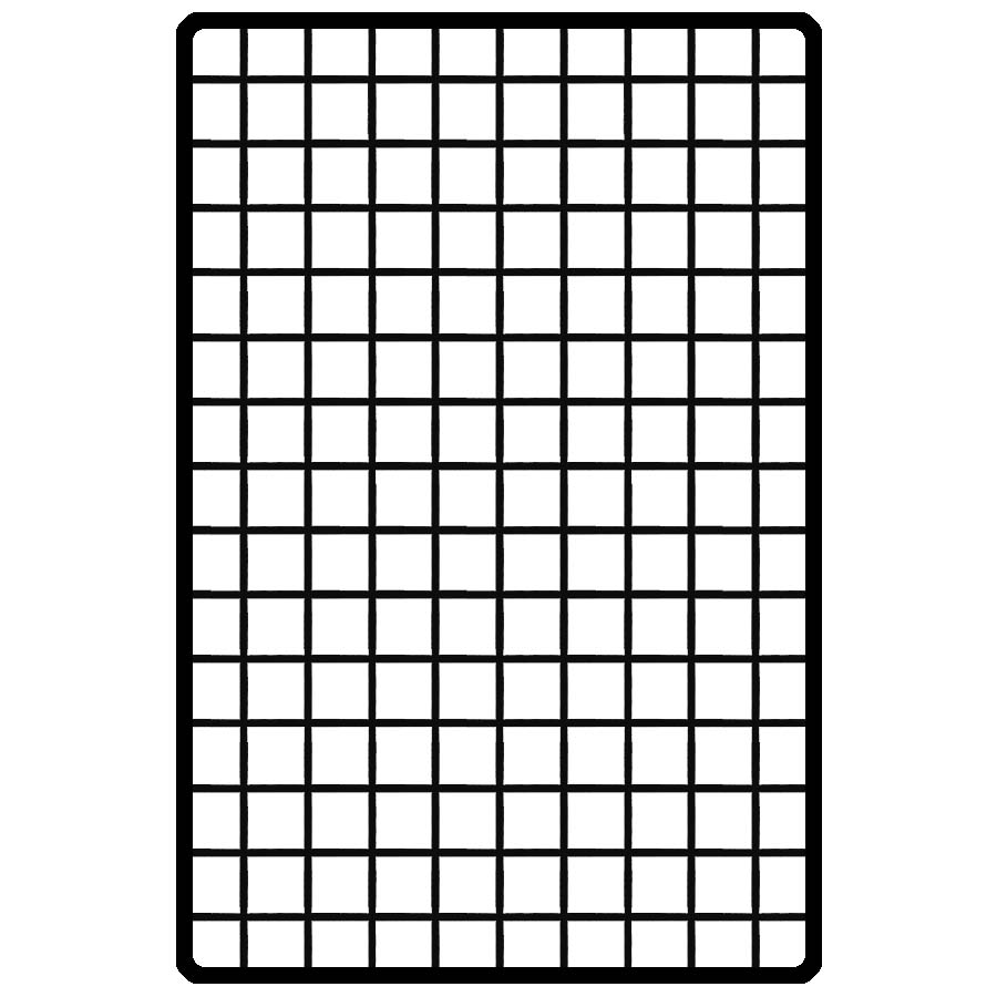 ワイヤーネット パウダーコティング30mm目　300X450MM 黒