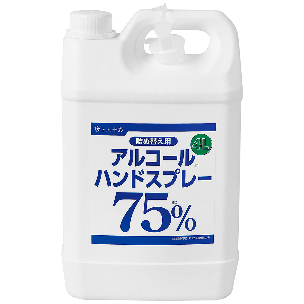 アルコールハンドスプレーISDG 詰替え用　4L