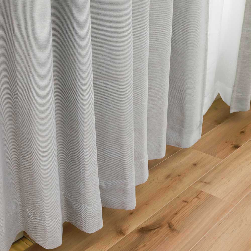 【遮光カーテン】タクト BE　100x200cm 2枚