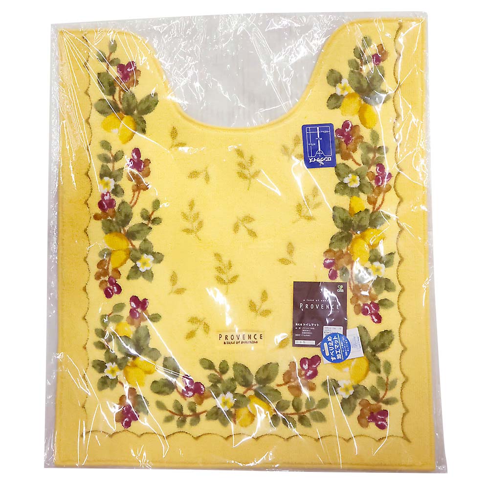 プロヴァンスシエルロングサイズトイレマット 75x63cmYE