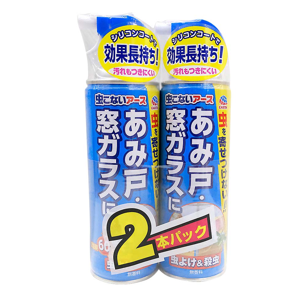 虫こないアースあみ戸・窓ガラスに　２Ｐ
