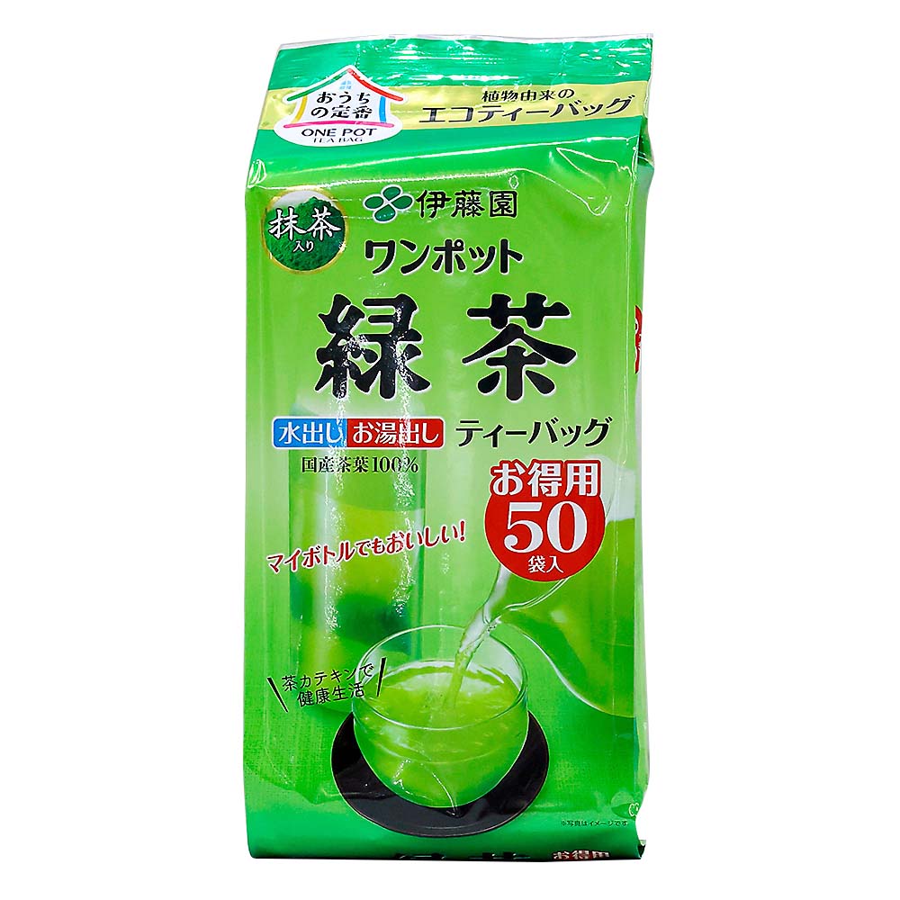 エコティーバック ワンポット緑茶 TB50P　3g50P