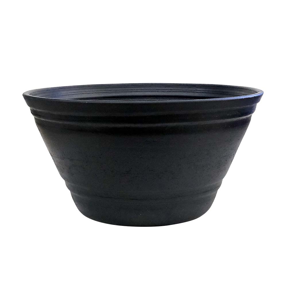 コトブキ メダカの円錐鉢 黒 Φ33