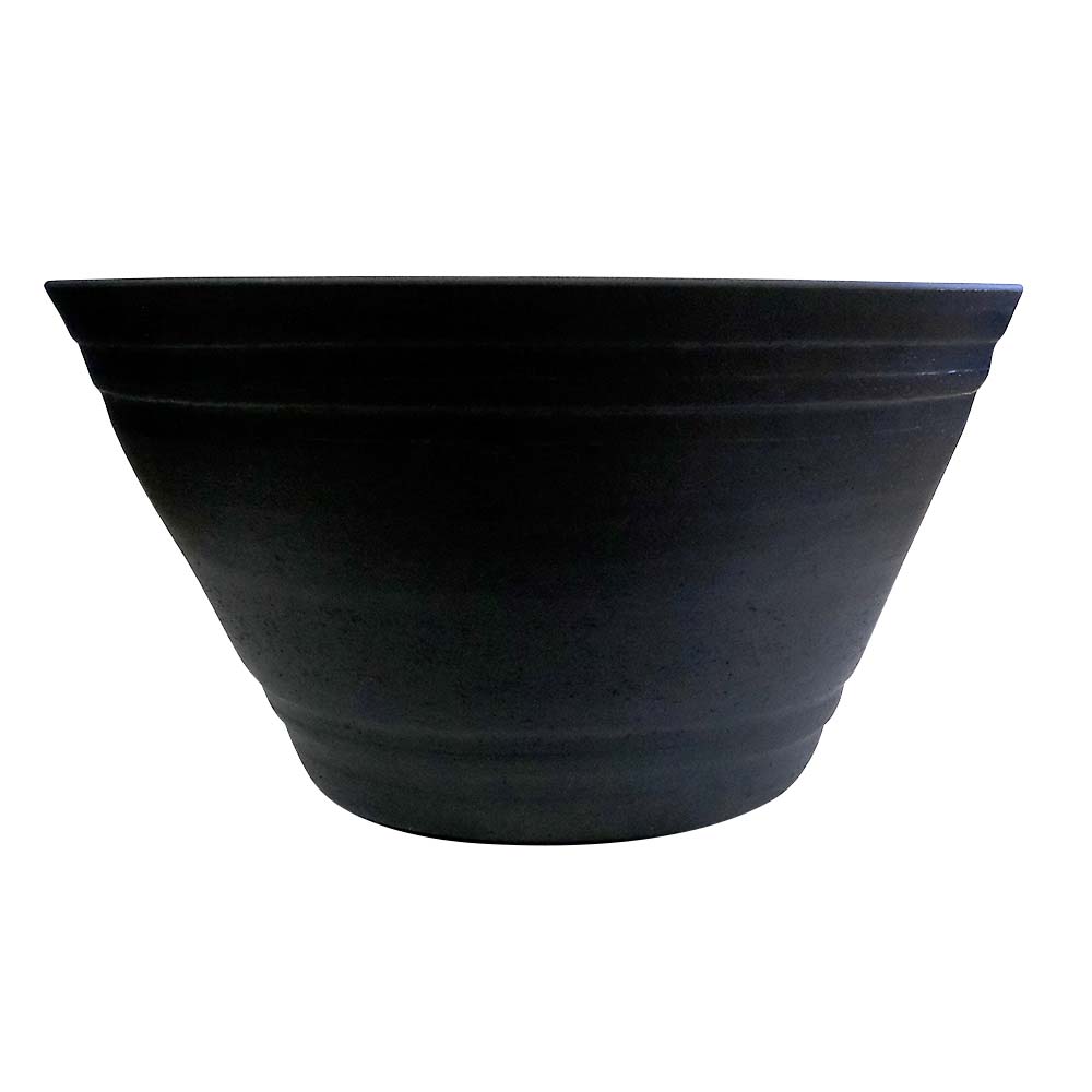 コトブキ メダカの円錐鉢 黒 Φ39