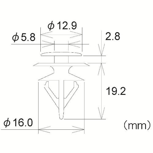トリムクリップ　PTF17V4