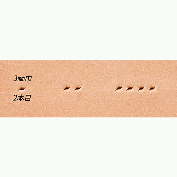 菱目パンチ3ミリ1本目　50186