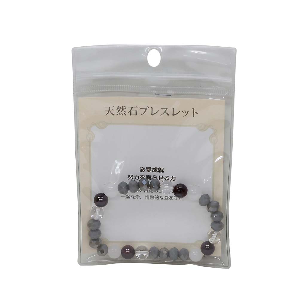 レディースＢ天然石ゴムブレスレット　Ｒ－５