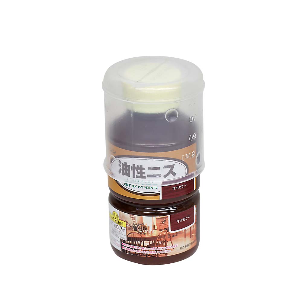 油性ニス　１２０ml　マホガニー