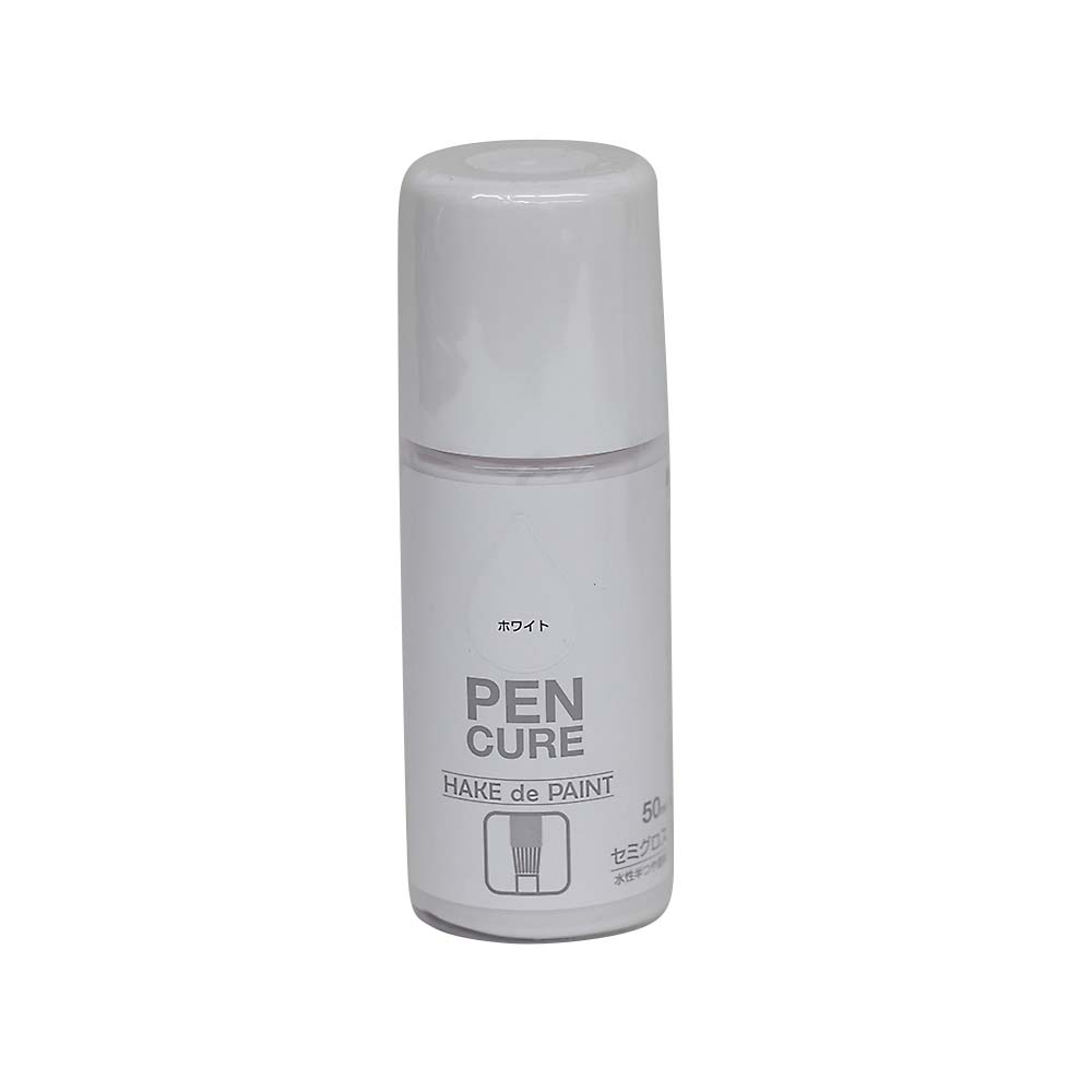 ペンキュア　ＨＡＫＥｄｅＰＡＩＮＴ　５０ml　セミグロスホワイト