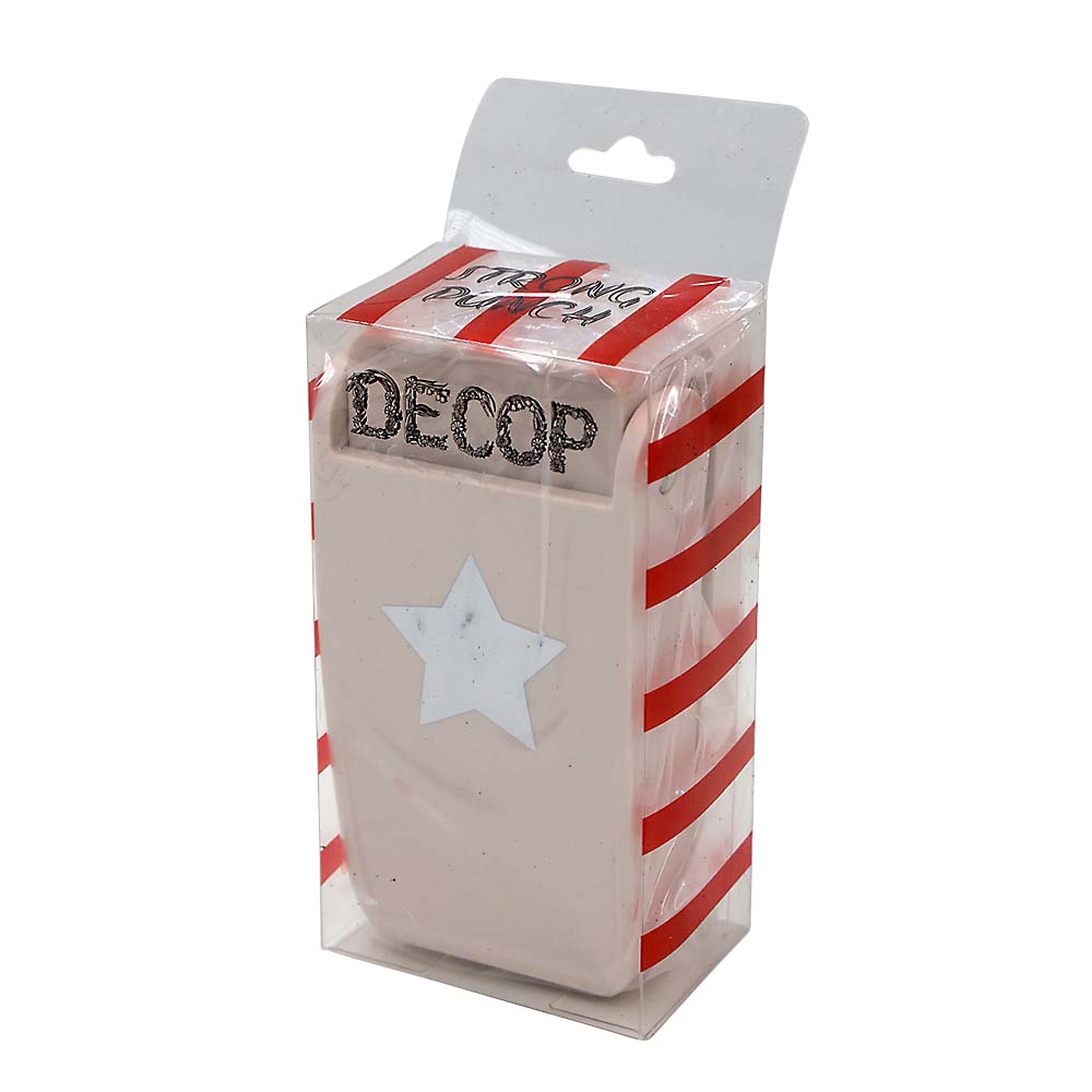 DECOP ストロングパンチ 1．5インチ スター 約38x38mm