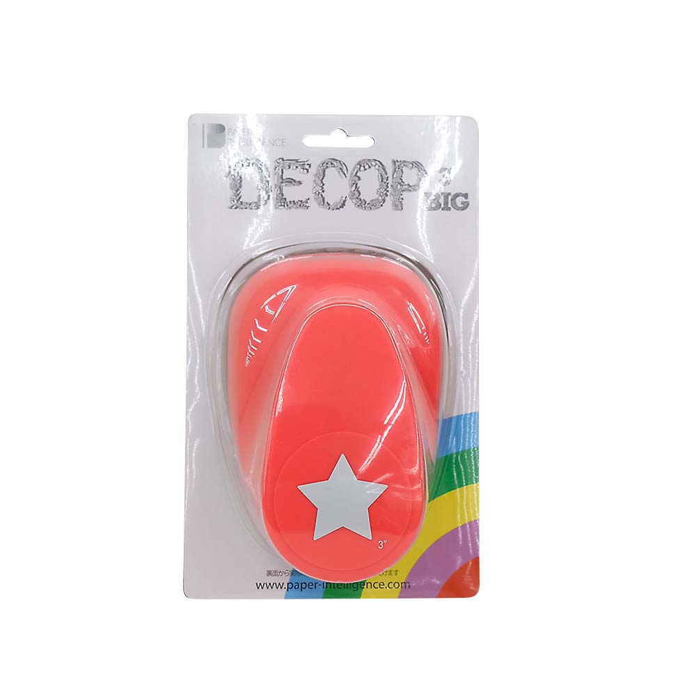 DECOP BIG3 クラフトパンチ スター 約71x71mm | ジョイフル本田