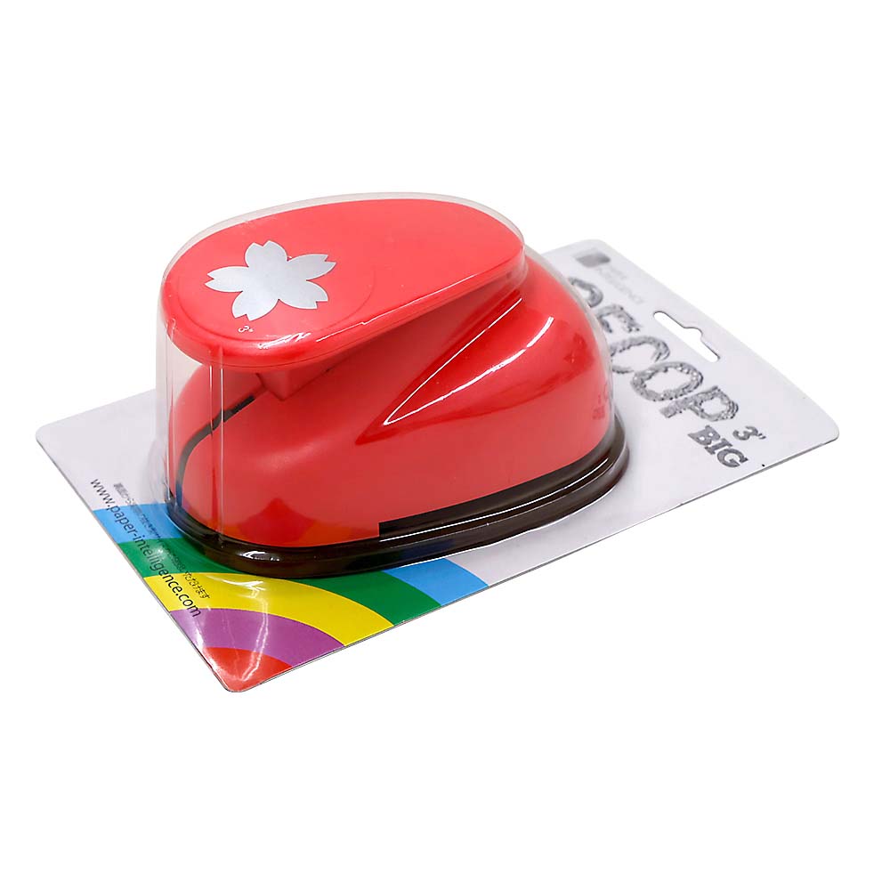 DECOP BIG3 クラフトパンチ サクラ 約70x74mm