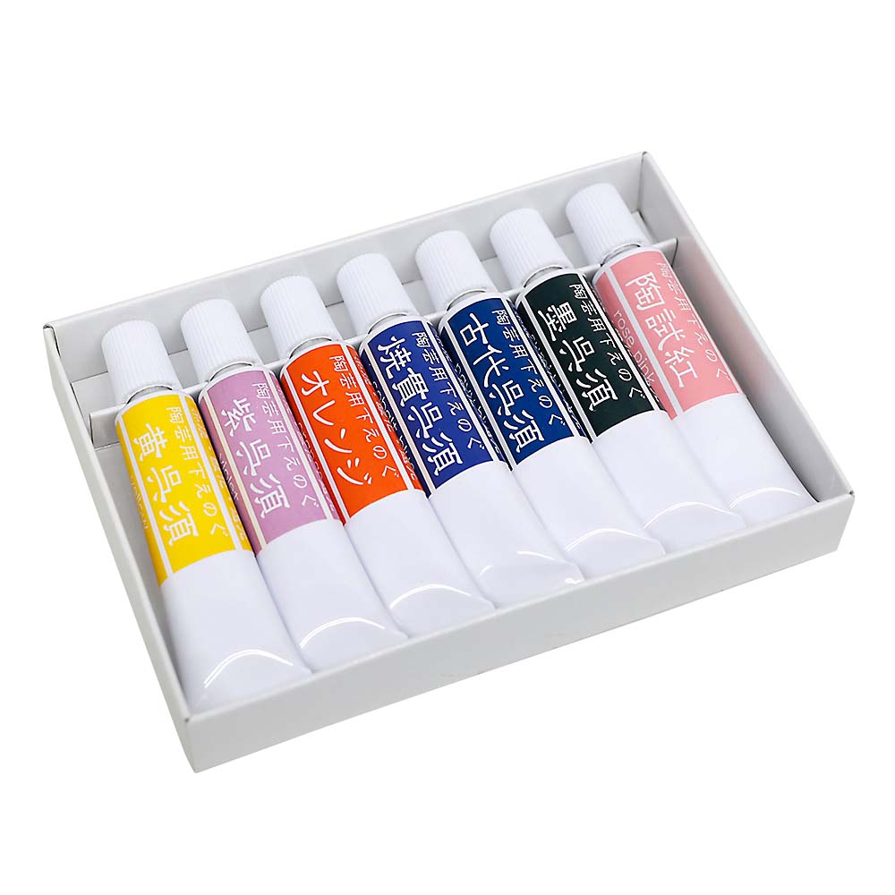 新・陶芸えのぐ　呉須７色セット　０７－７０１３