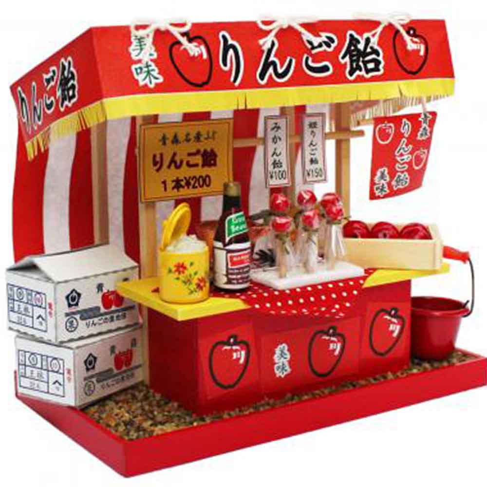 縁日屋台 りんご飴　8421